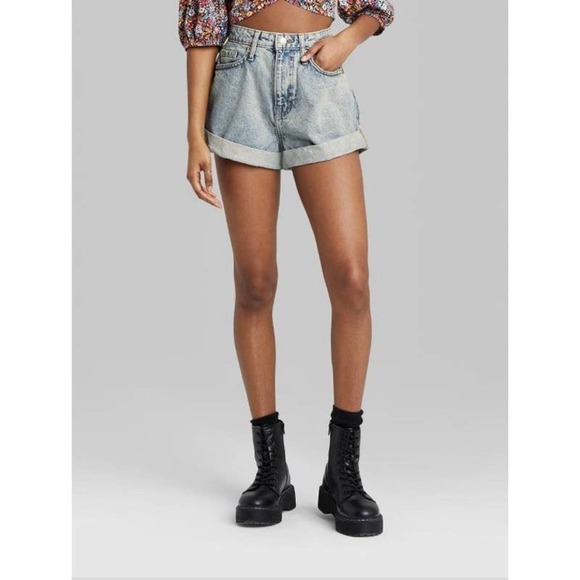 Wild Fabel Women's Super -High Rise Jeans Short Bundle !!! (NWT) - Picture 8 of 16